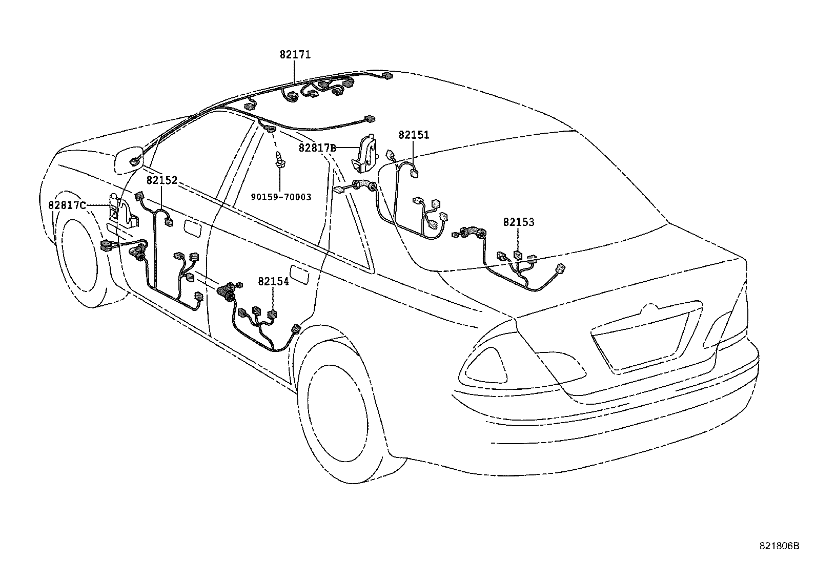 82121-07120 WIRE, ENGINE product image
