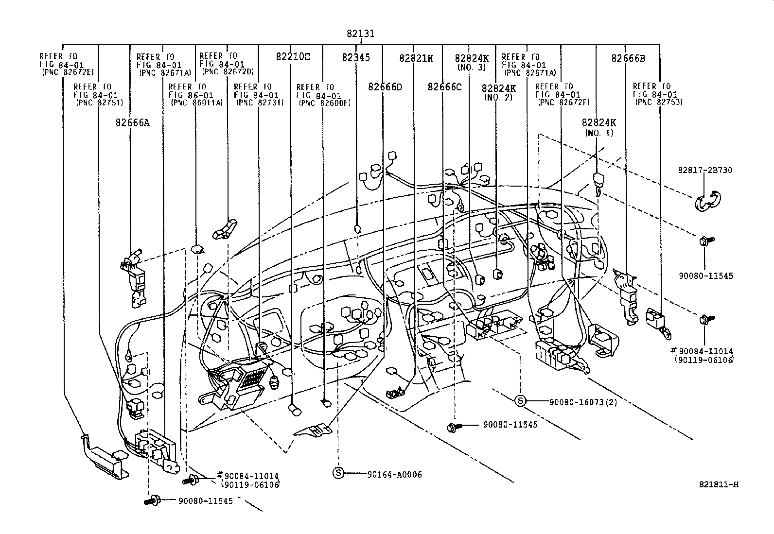 82817-07420 PROTECTOR, WIRING HARNESS, NO.1 product image