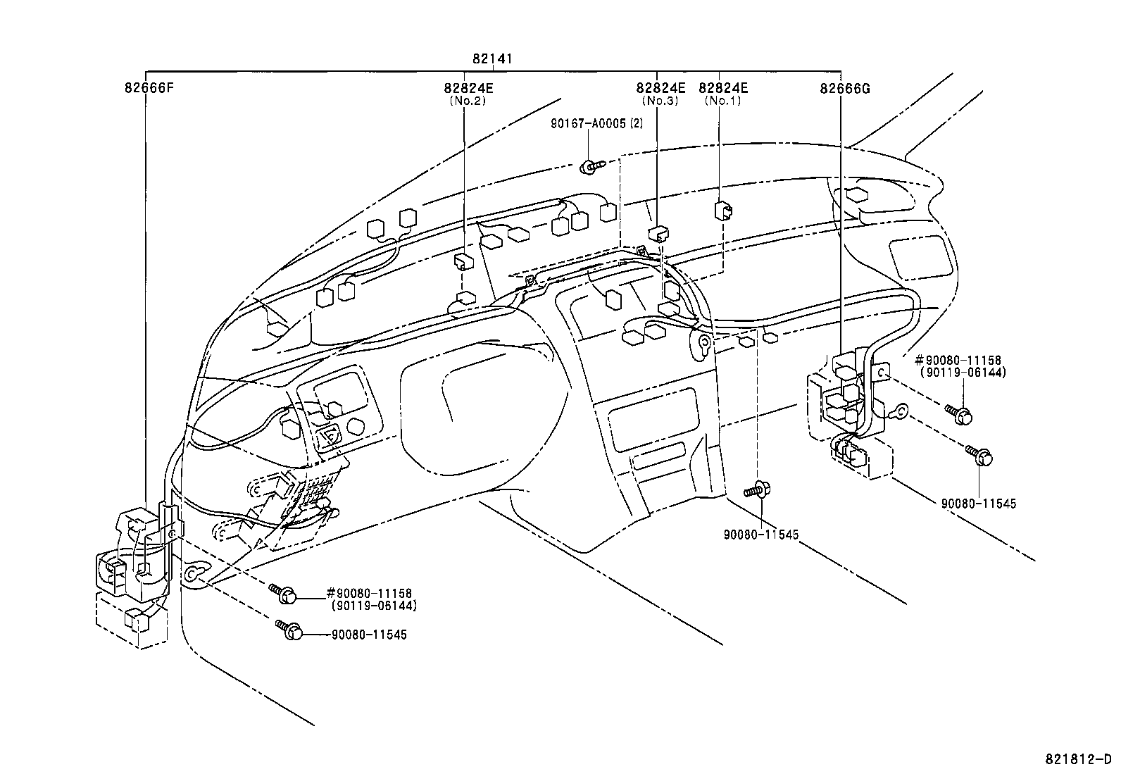 82817-07420 PROTECTOR, WIRING HARNESS, NO.1 product image