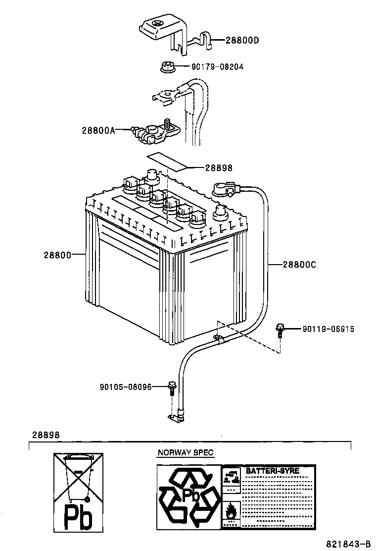 28800-22060 BATTERY product image