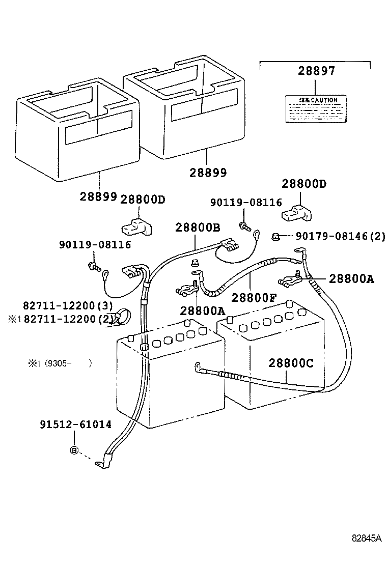 28899-17050 INSULATOR, BATTERY product image
