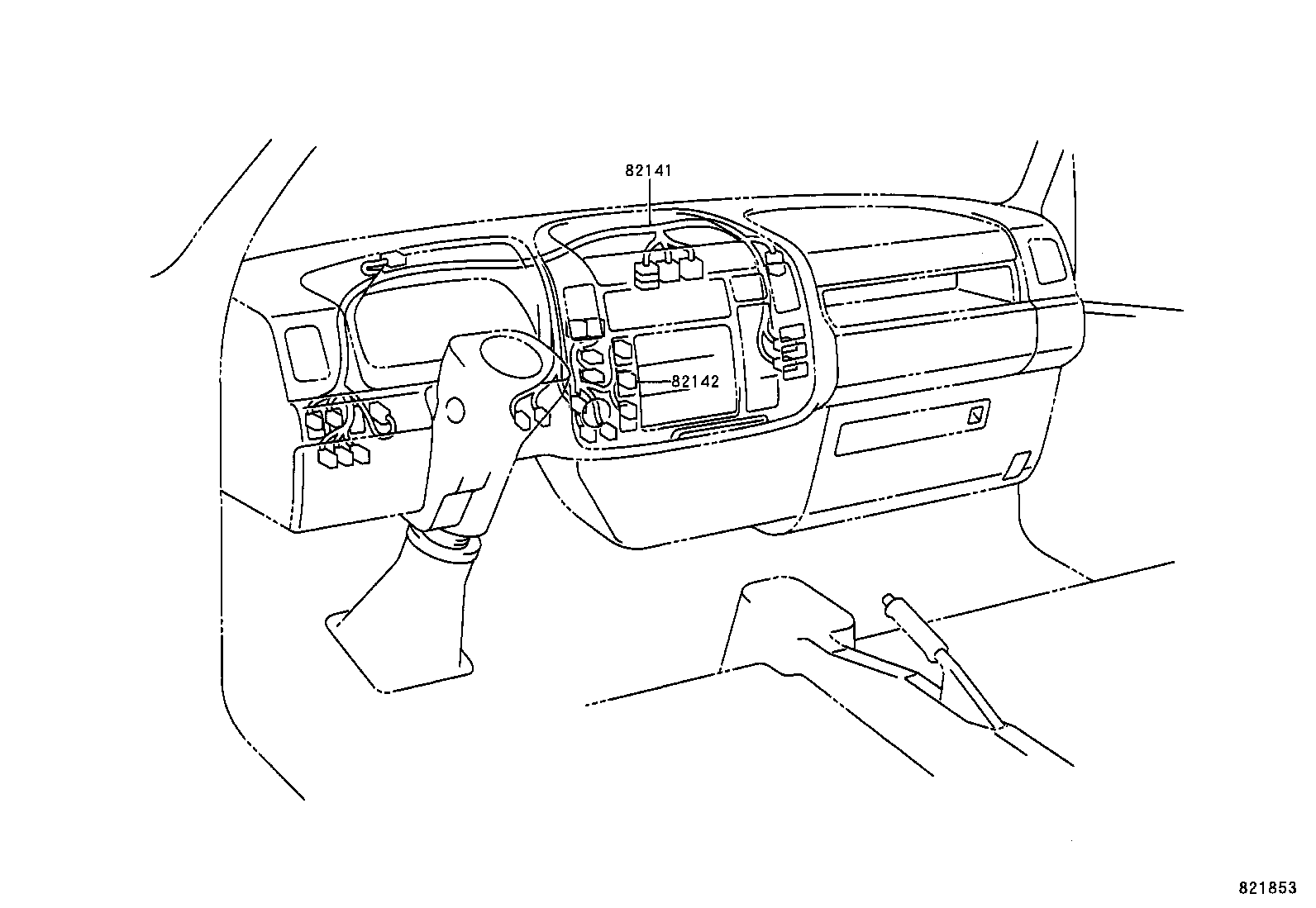 82050-37010 WIRE ASSY, ENGINE product image