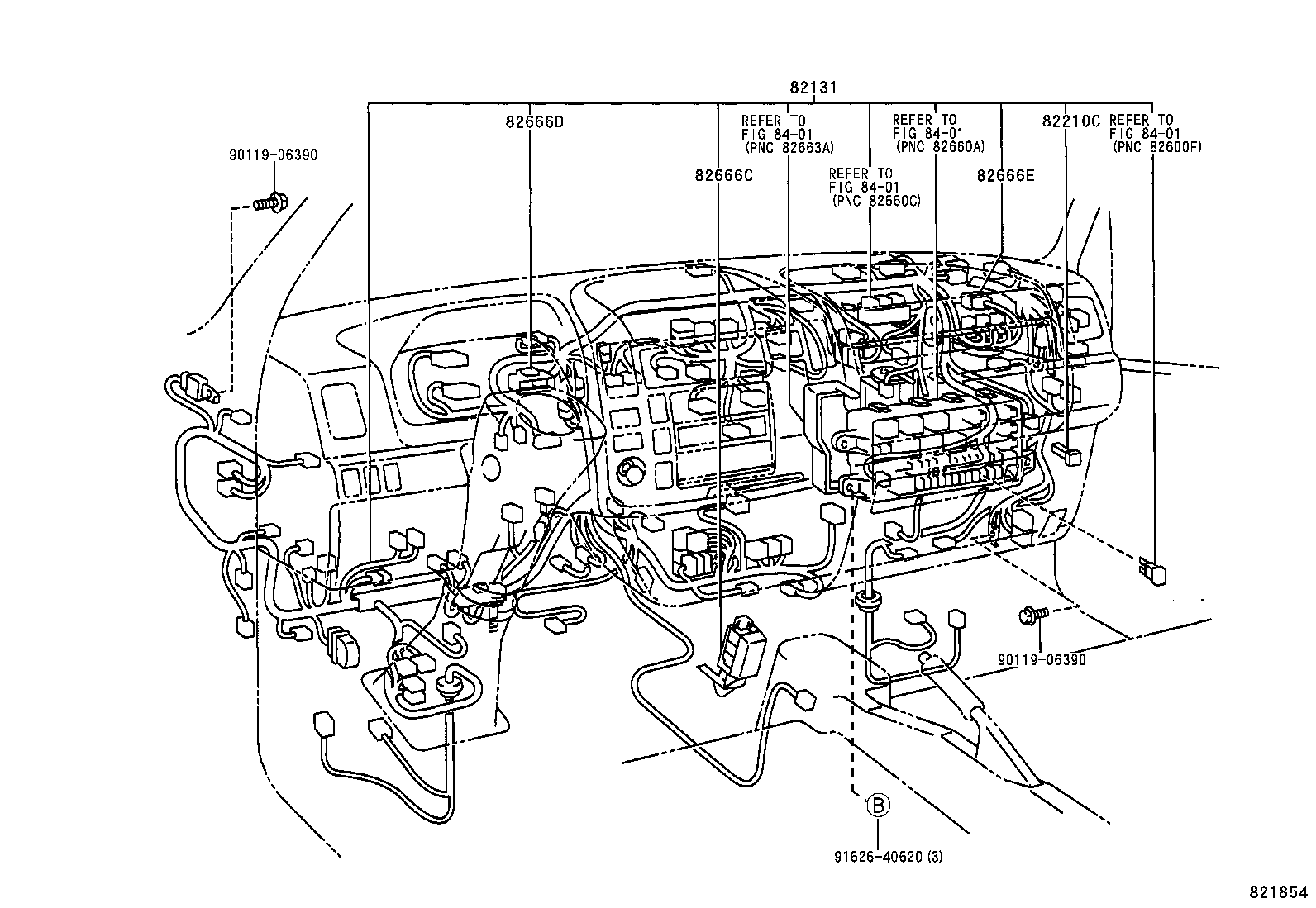 82050-37010 WIRE ASSY, ENGINE product image