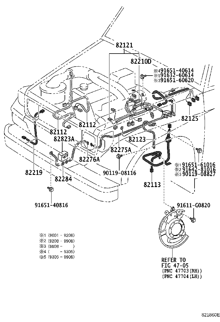 82113-60030 WIRE, ENGINE ROOM, NO.3 product image