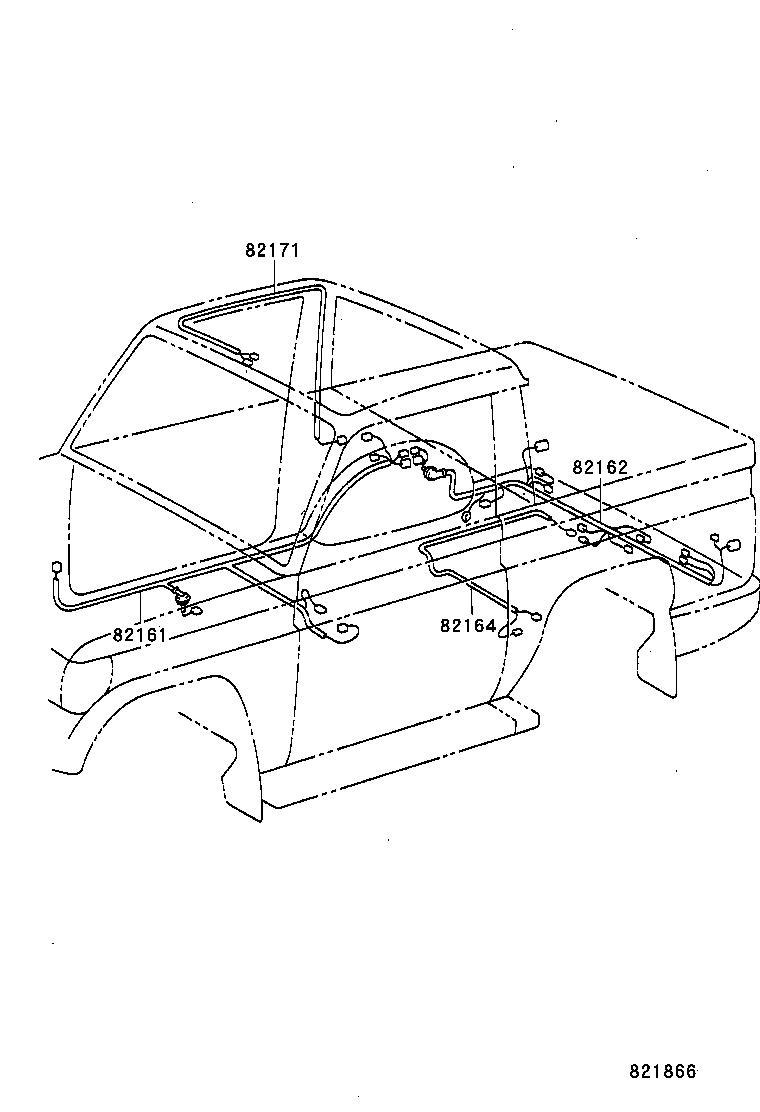 82113-60040 WIRE, ENGINE ROOM, NO.3 product image