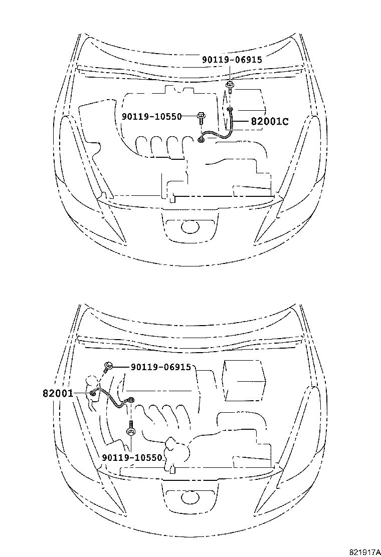 82142-20070 WIRE, INSTRUMENT PANEL, NO.2 product image