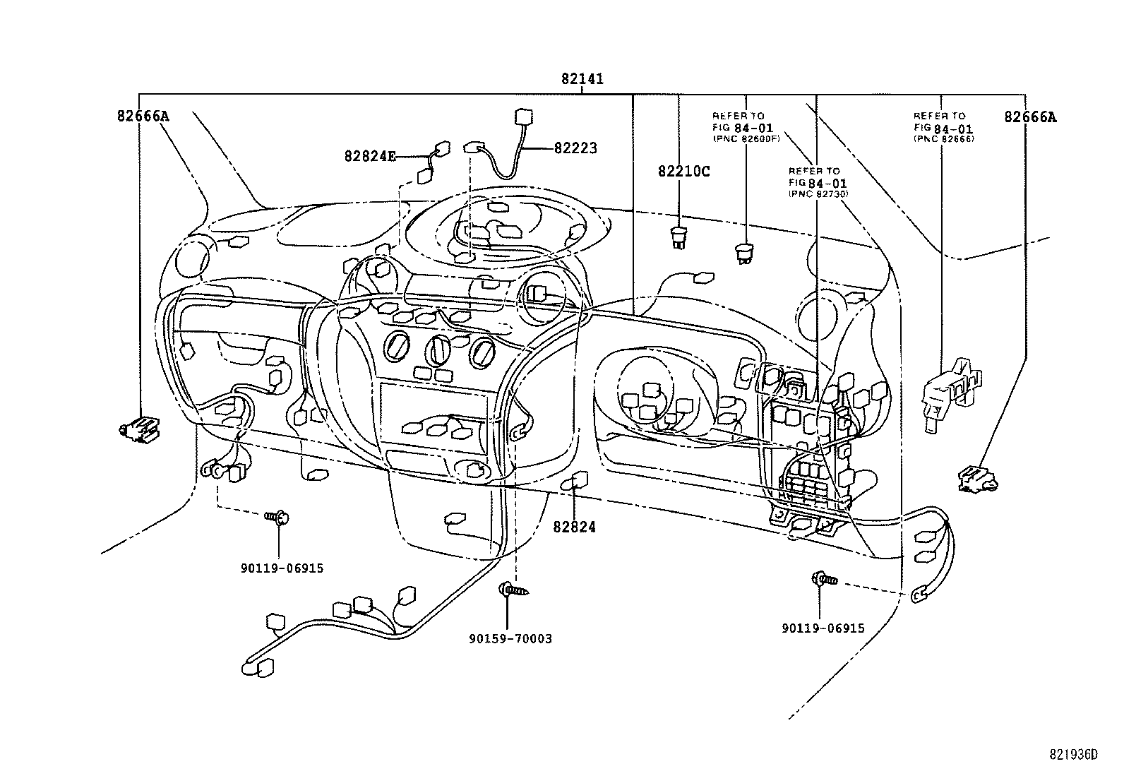 82111-52011 WIRE, ENGINE ROOM MAIN product image
