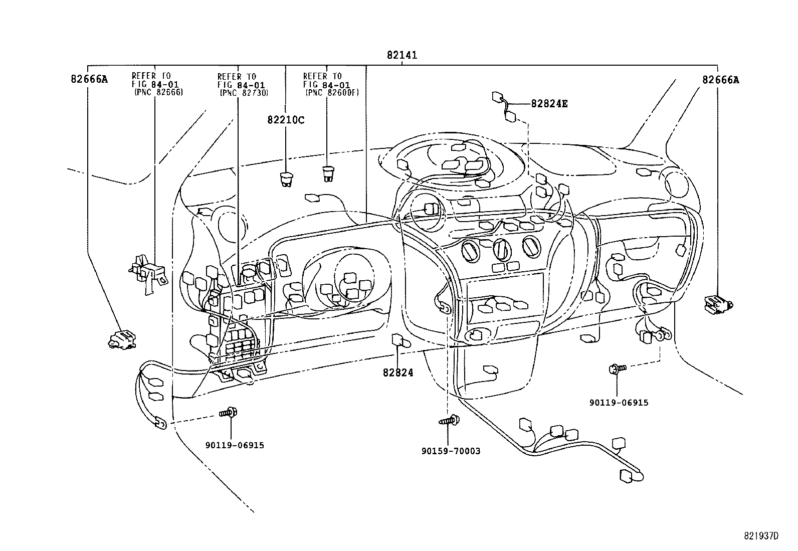 82111-52011 WIRE, ENGINE ROOM MAIN product image