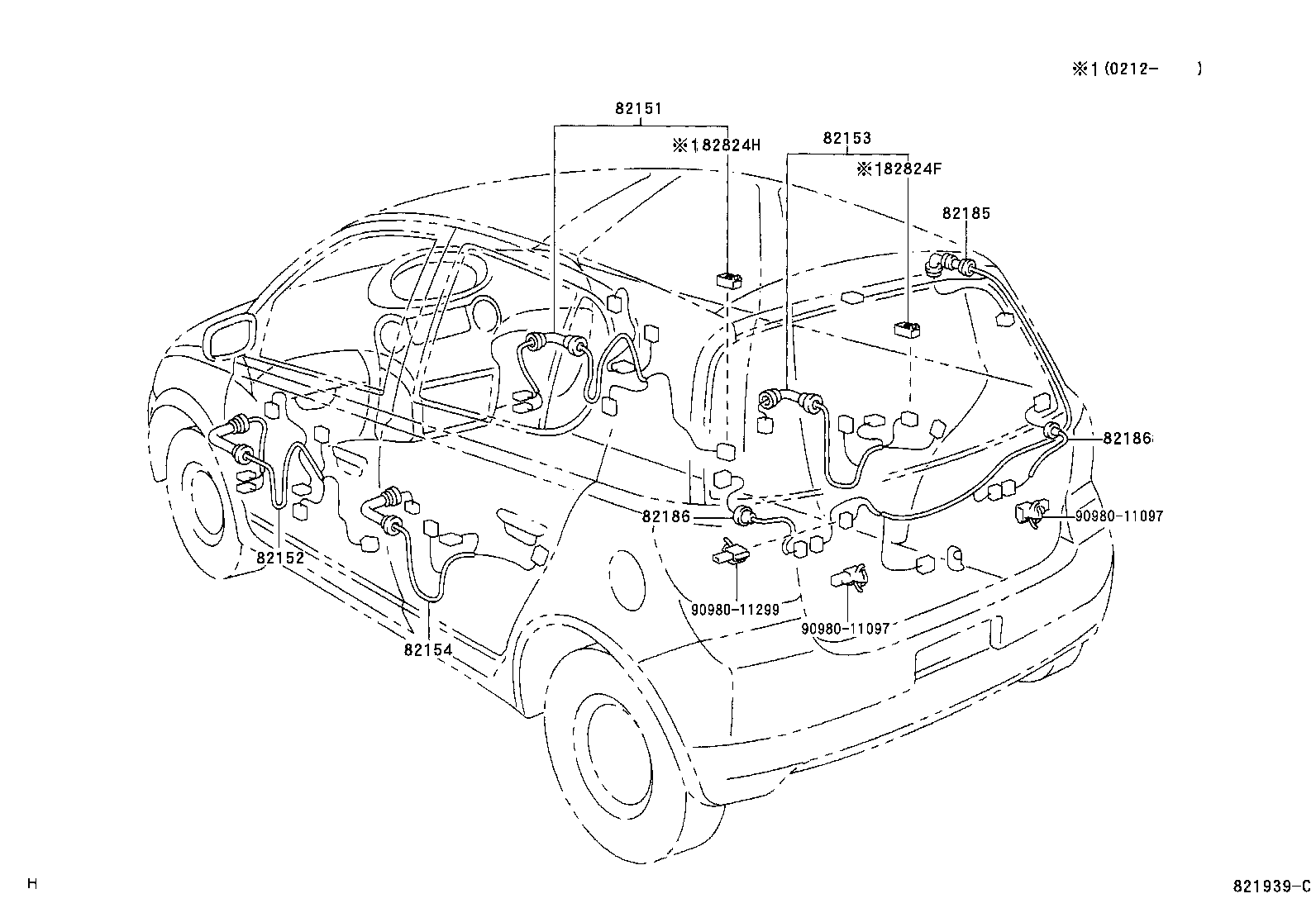 82111-52011 WIRE, ENGINE ROOM MAIN product image