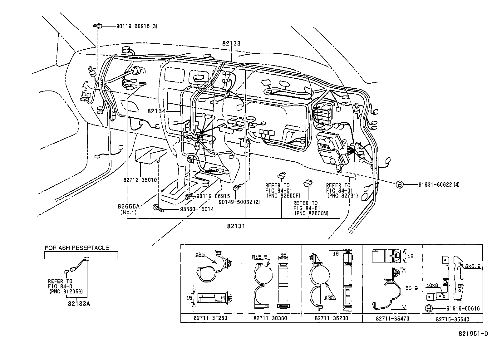 82817-35450 PROTECTOR, WIRING HARNESS, NO.1 product image