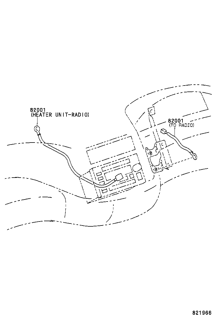 82124-28261 WIRE, ENGINE, NO.4 product image