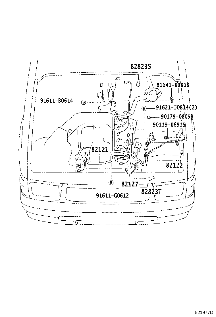 82817-35450 PROTECTOR, WIRING HARNESS, NO.1 product image