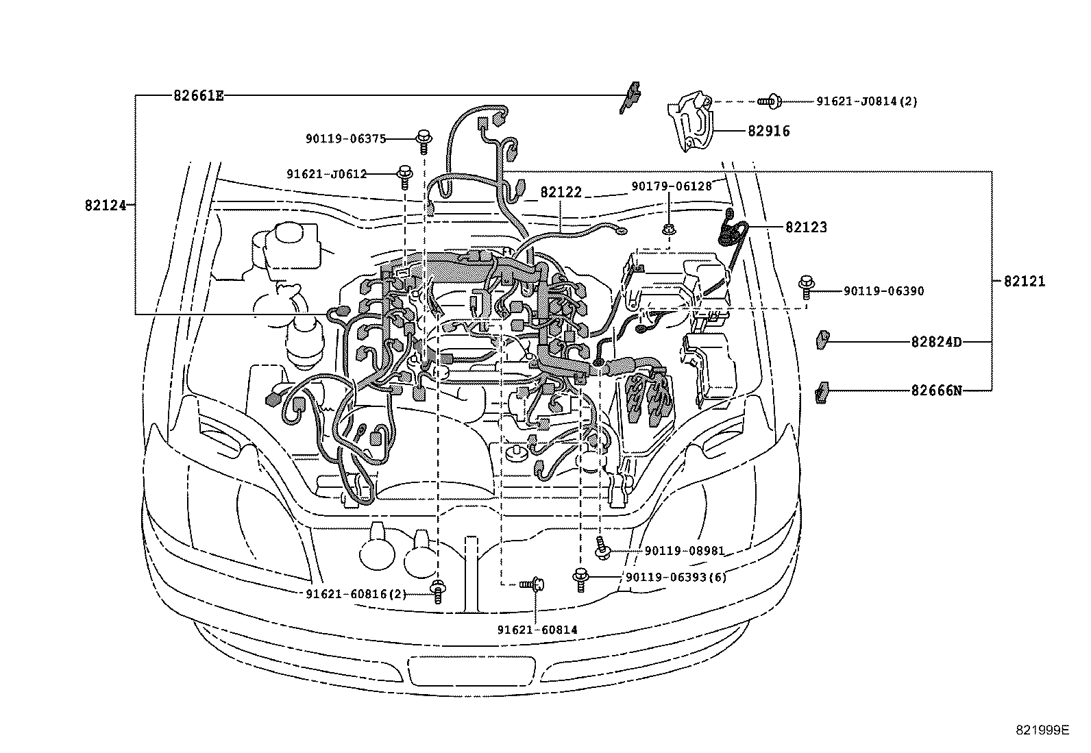 82122-30730 WIRE, ENGINE, NO.2 product image