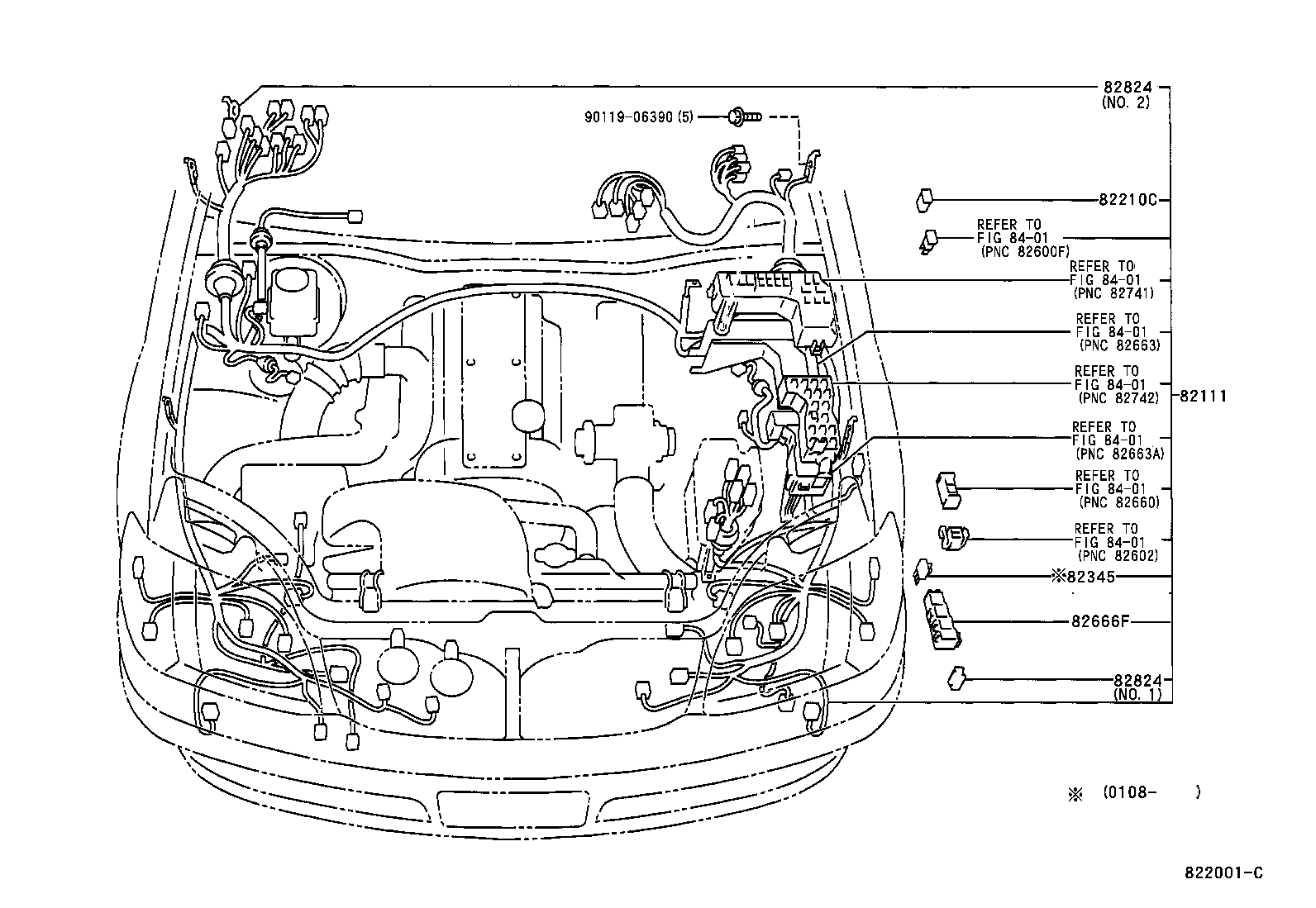 82191-30110 WIRE, FRONT SEAT, RH product image