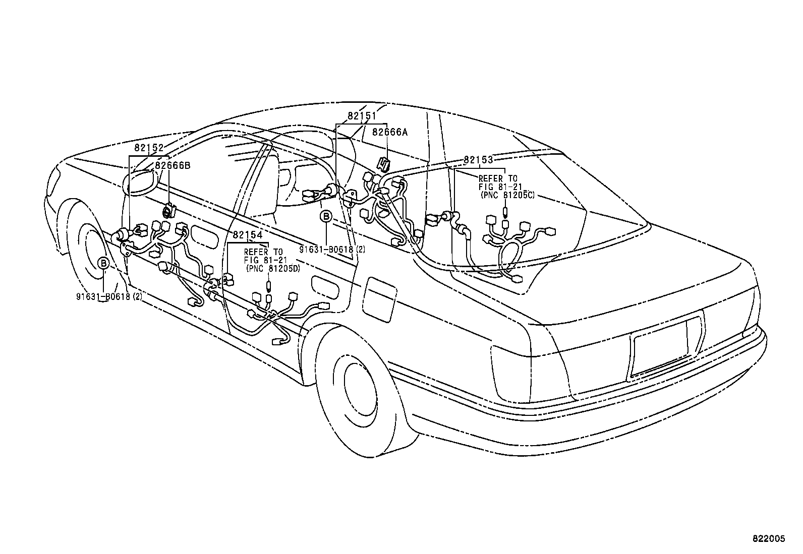82191-30110 WIRE, FRONT SEAT, RH product image