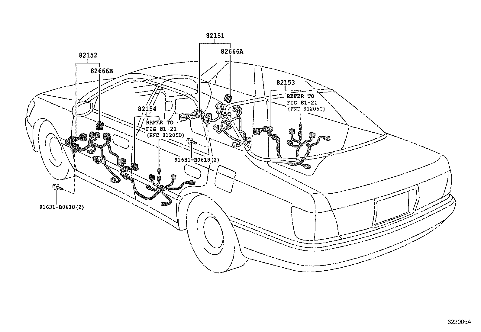 82122-30730 WIRE, ENGINE, NO.2 product image