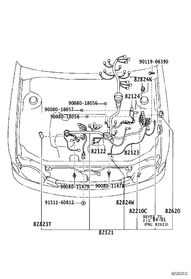 82817-1A690 PROTECTOR, WIRING HARNESS, NO.2 product image