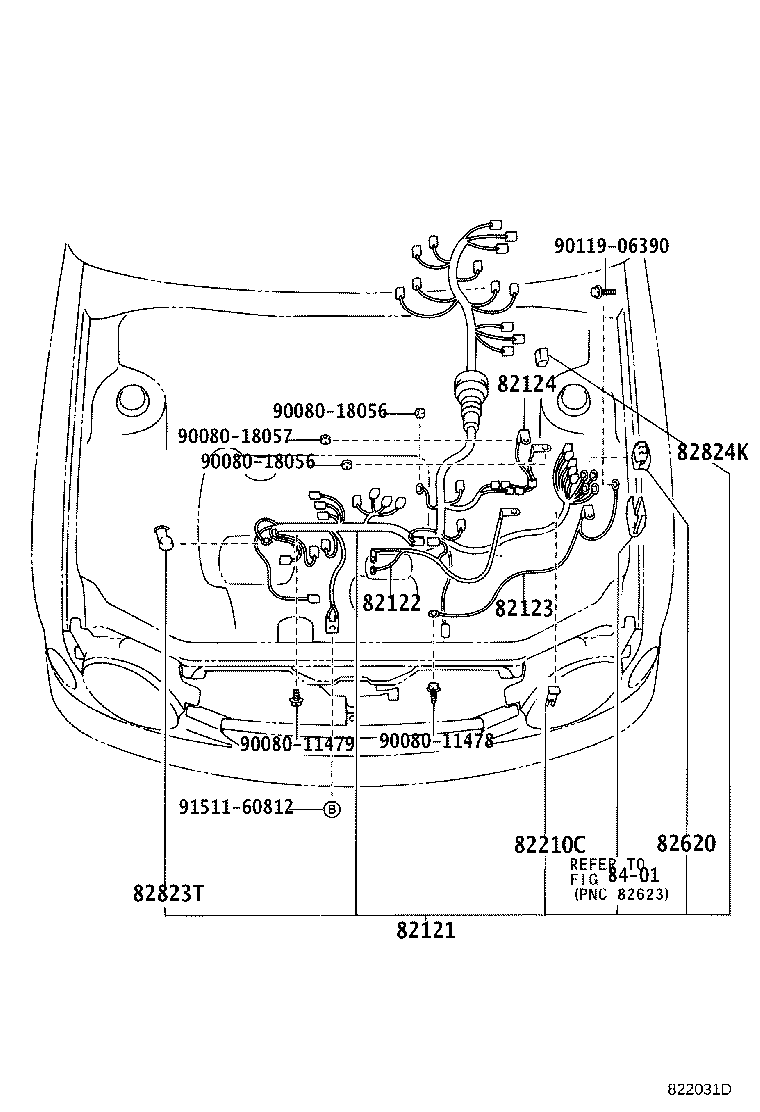 82121-02401 WIRE, ENGINE product image