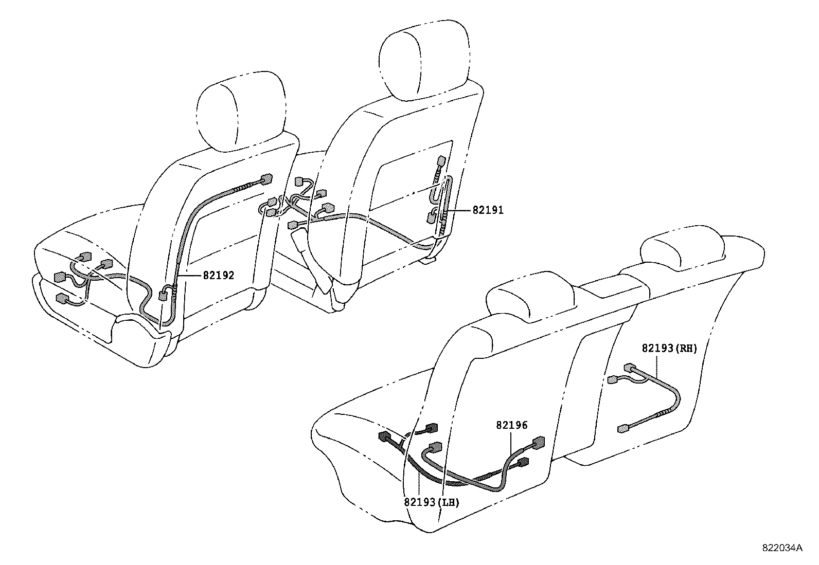 82124-30170 WIRE, ENGINE, NO.4 product image