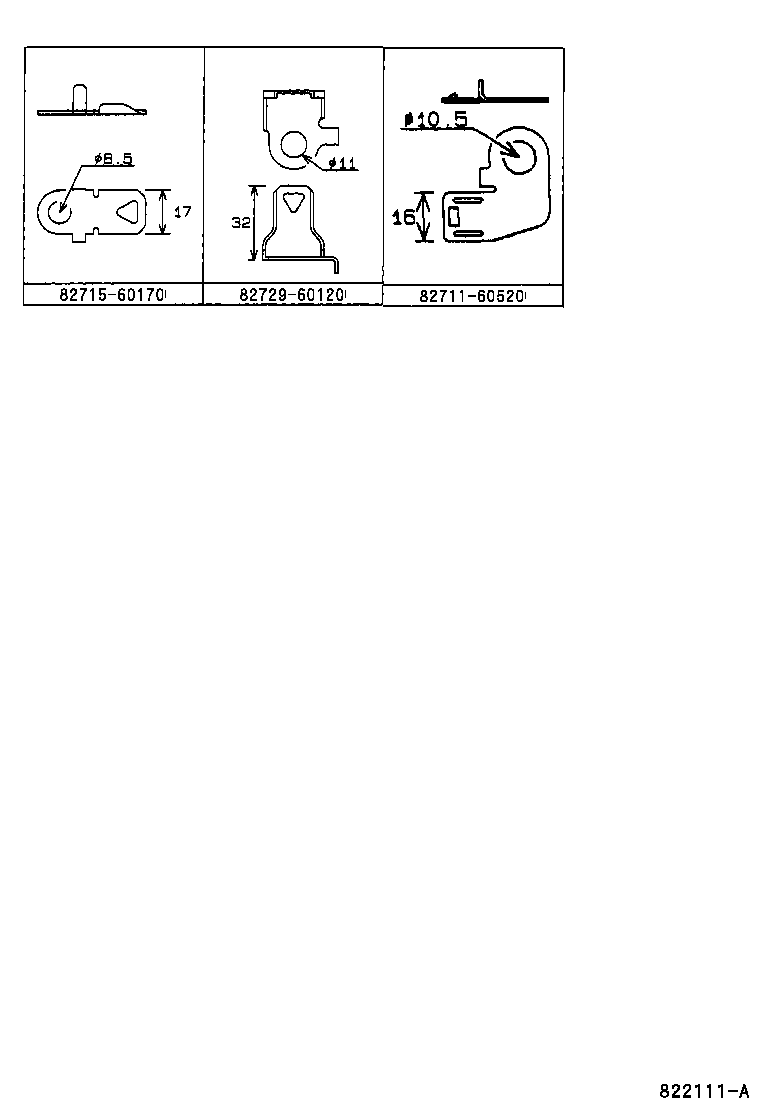 82113-60030 WIRE, ENGINE ROOM, NO.3 product image