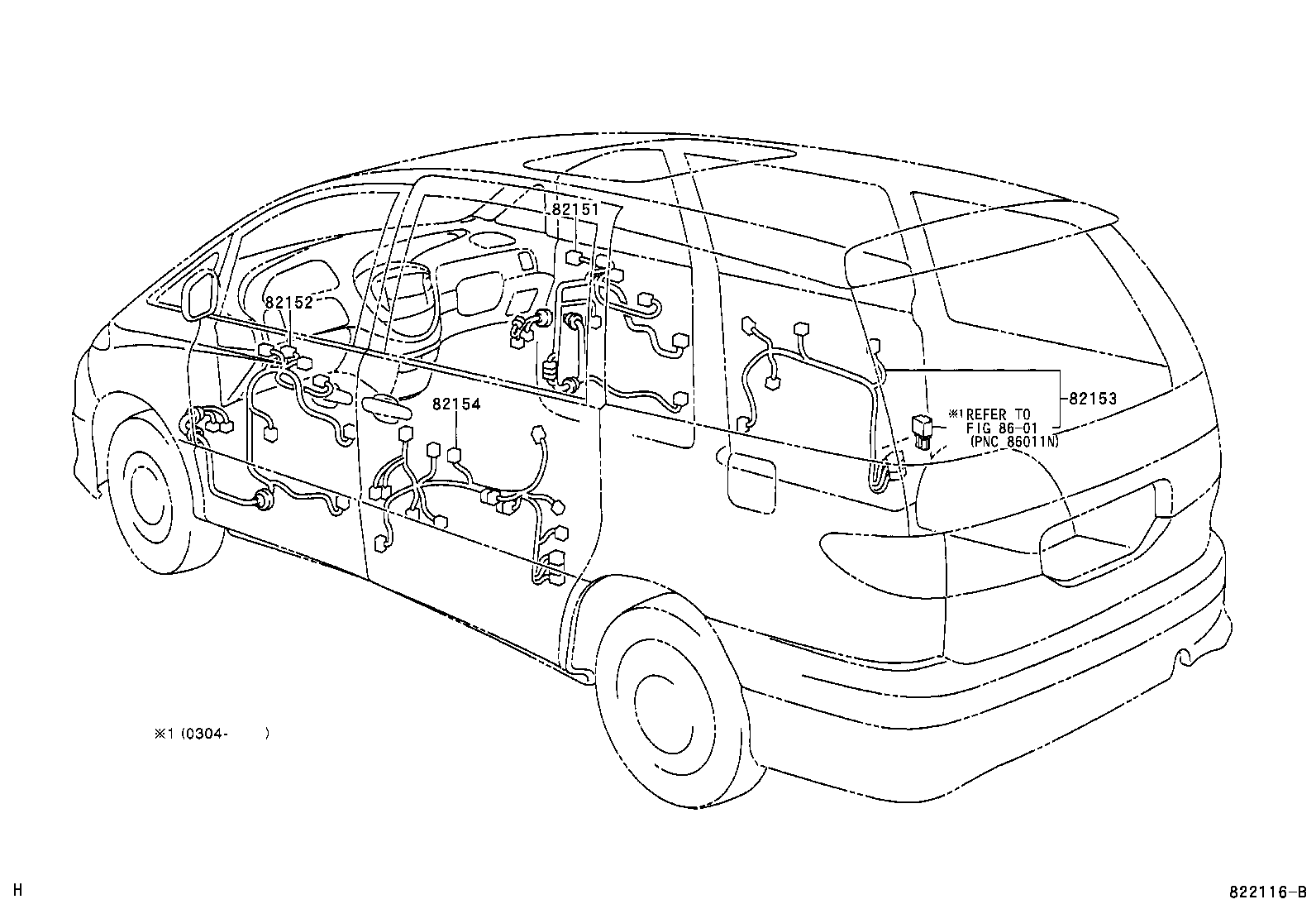 82114-28010 WIRE, ENGINE ROOM, NO.4 product image
