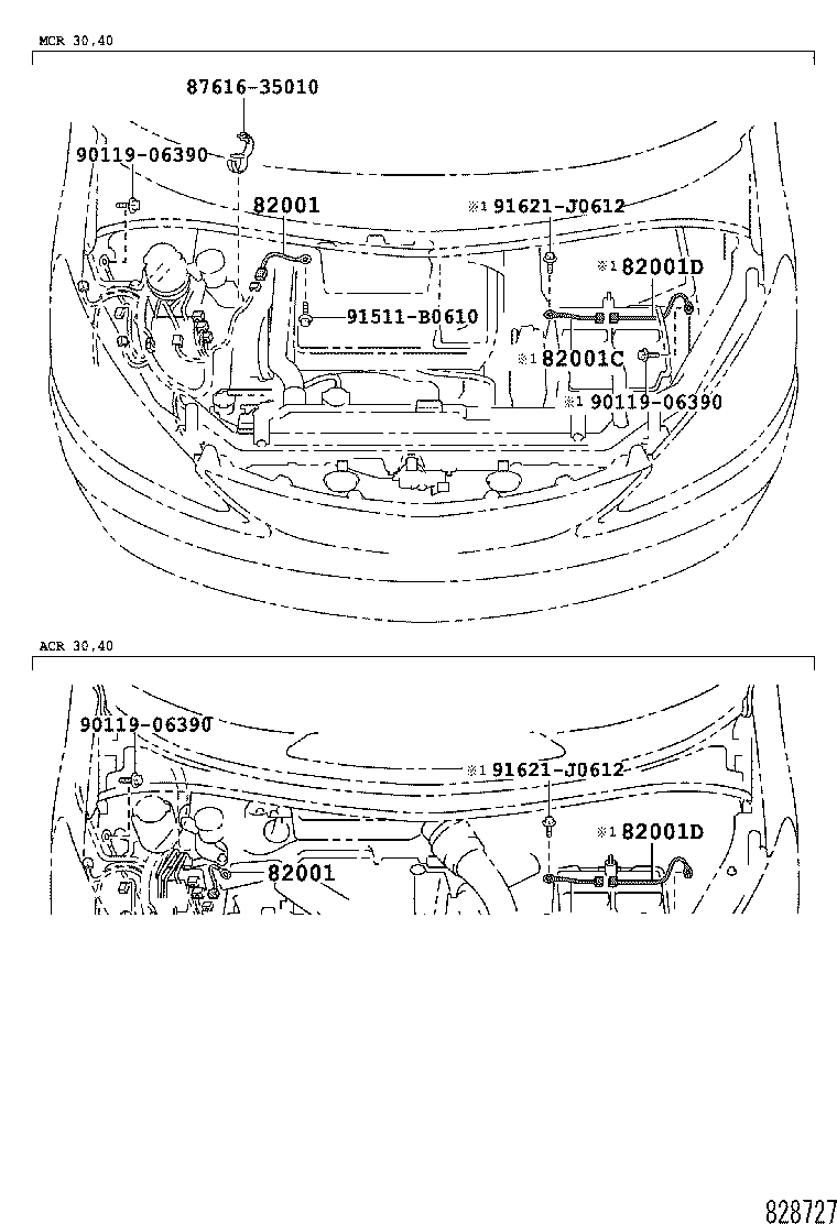 82081-28010 WIRING ASSY, DOOR LOCK product image