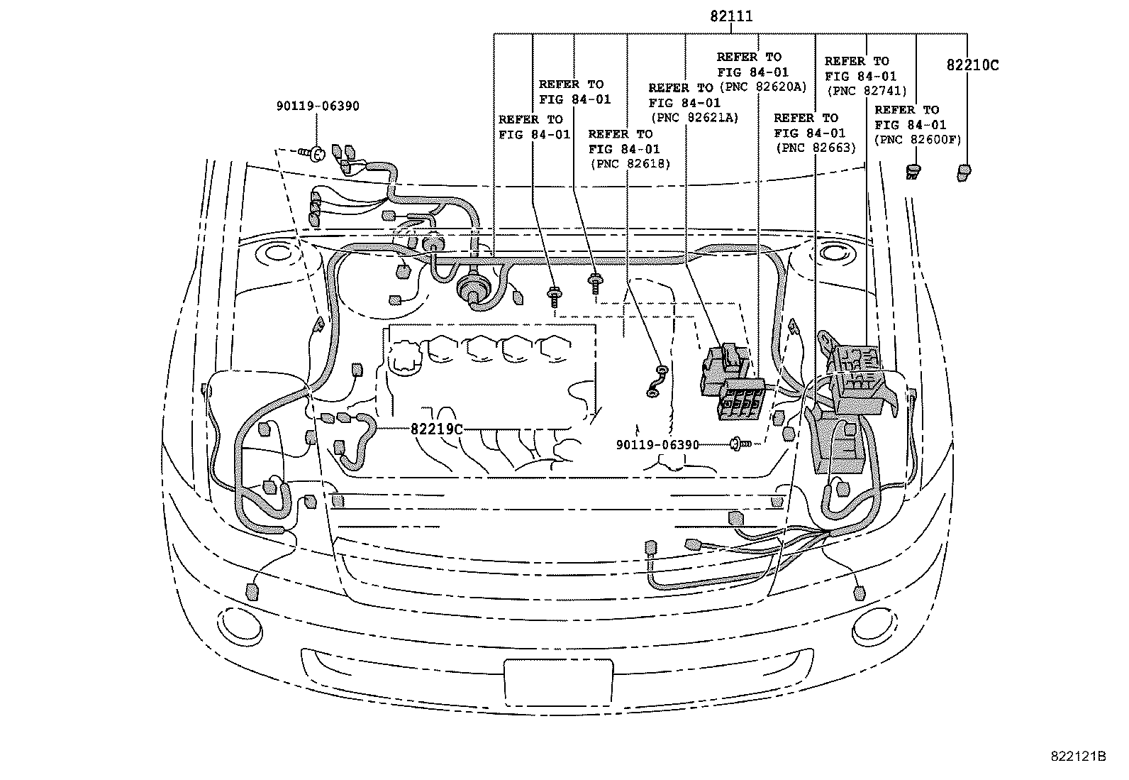 82153-52170 WIRE, REAR DOOR, NO.1 product image