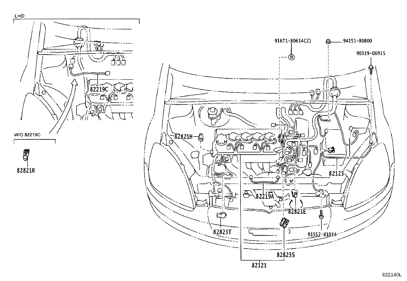 82111-52011 WIRE, ENGINE ROOM MAIN product image