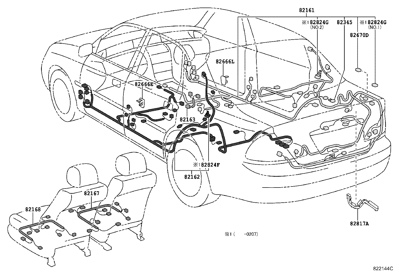 82121-07120 WIRE, ENGINE product image
