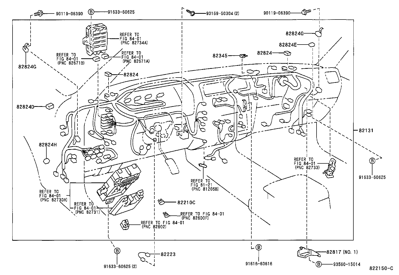 82817-35630 PROTECTOR, WIRING HARNESS, NO.1 product image