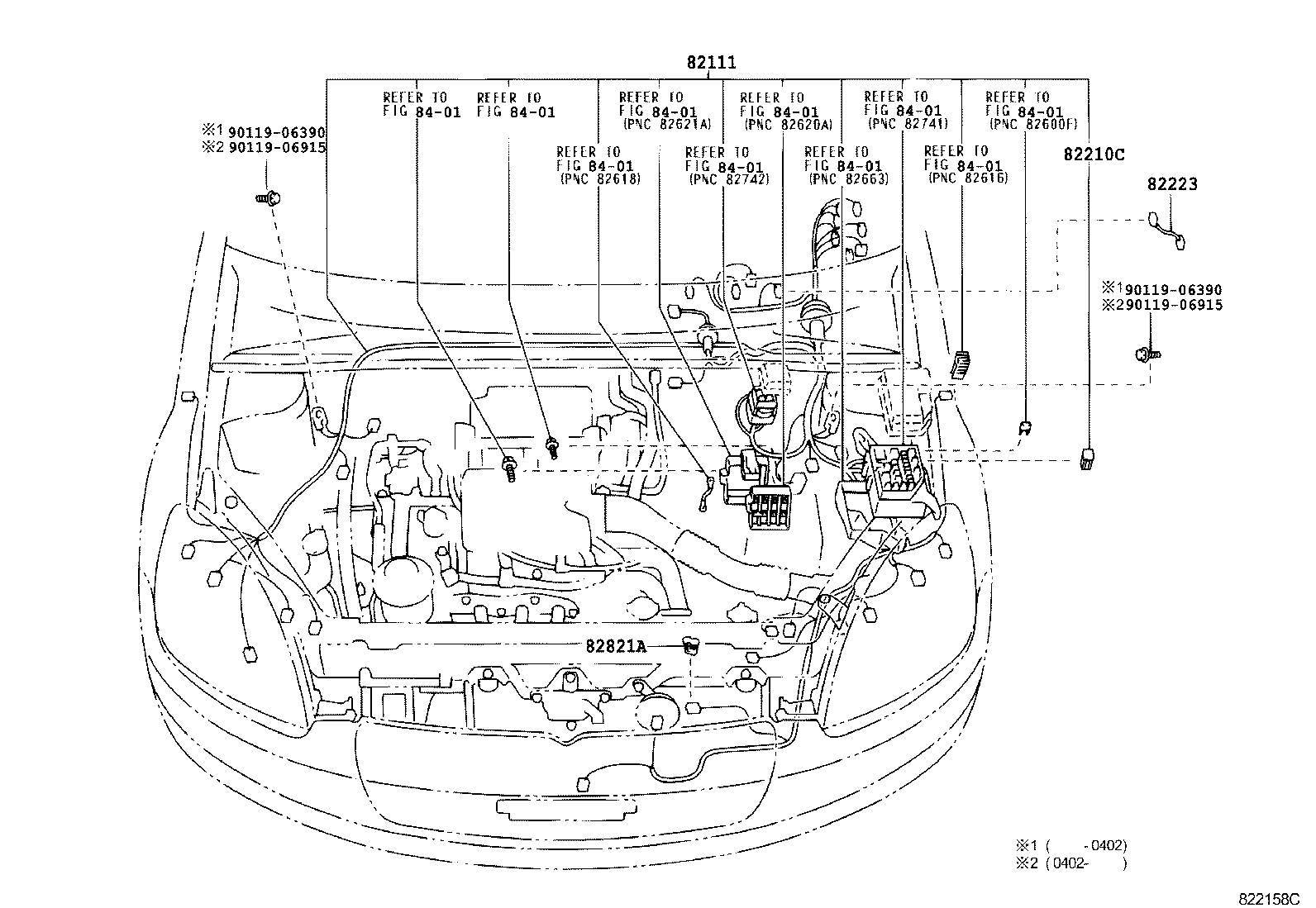 82122-52010 WIRE, ENGINE, NO.2 product image