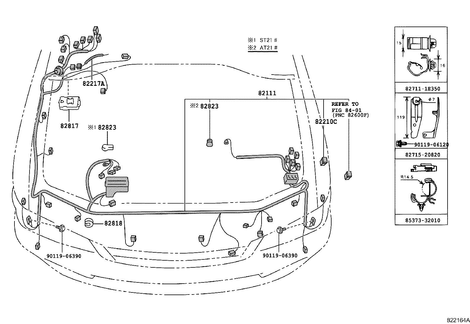 82817-2D320 PROTECTOR, WIRING HARNESS, NO.2 product image