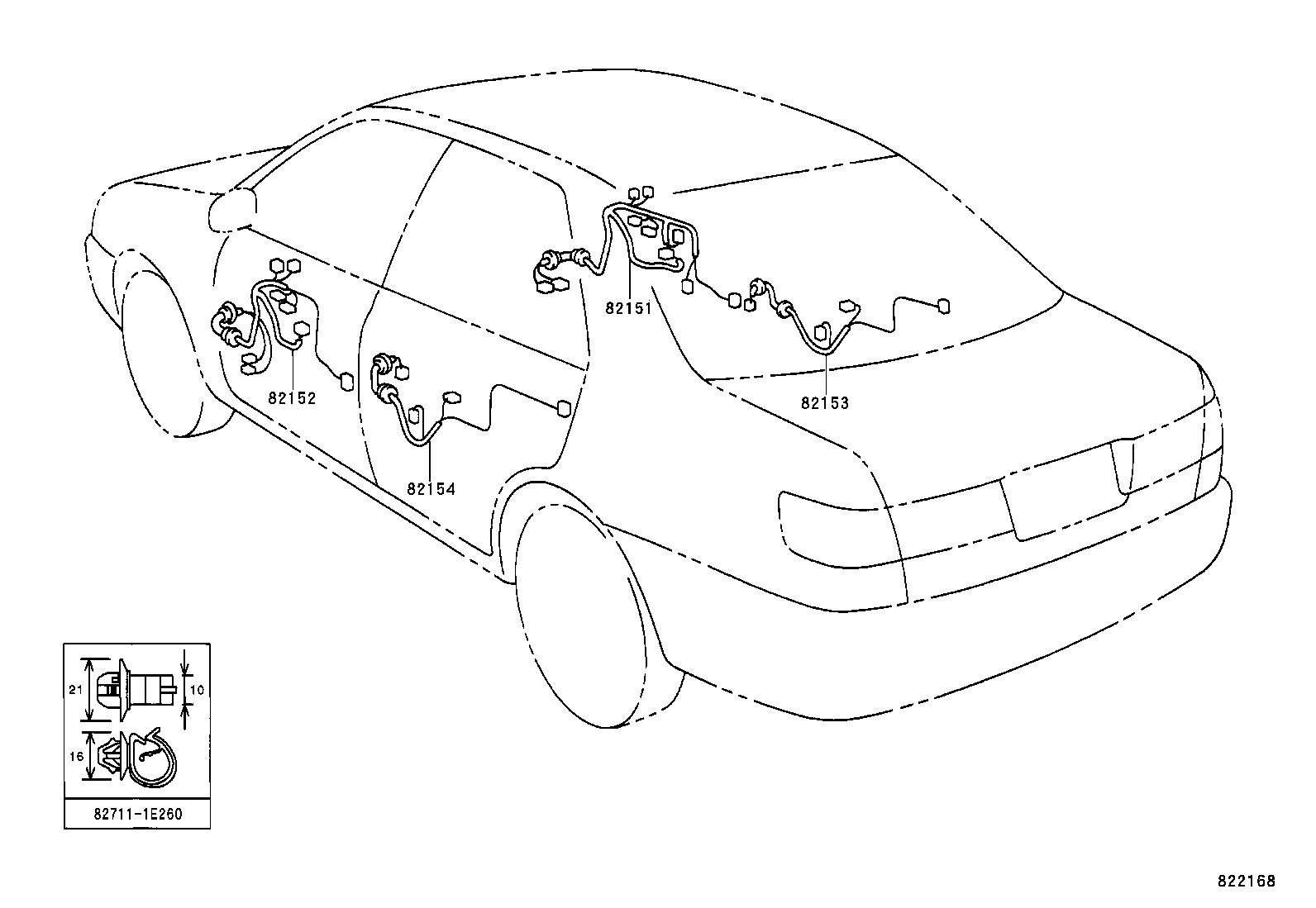 82111-2L290 WIRE, ENGINE ROOM MAIN product image