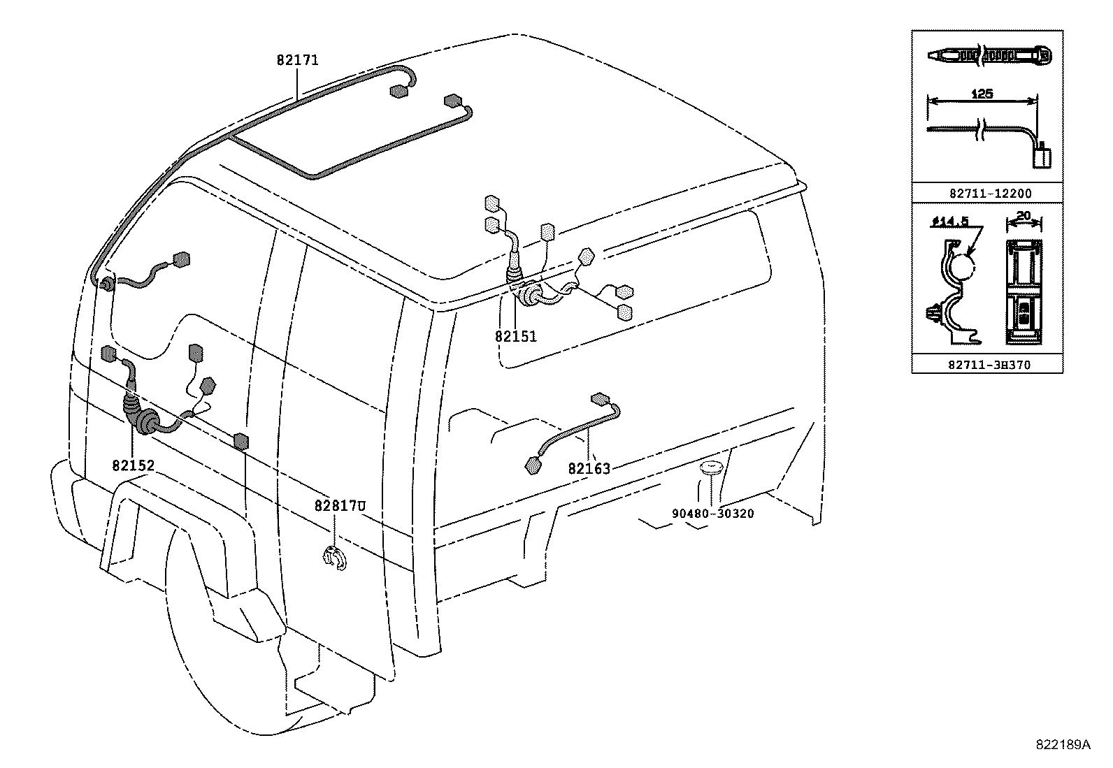 82050-89109 WIRE, ENGINE product image