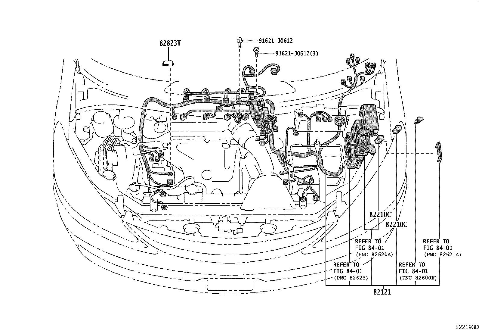 82081-28010 WIRING ASSY, DOOR LOCK product image