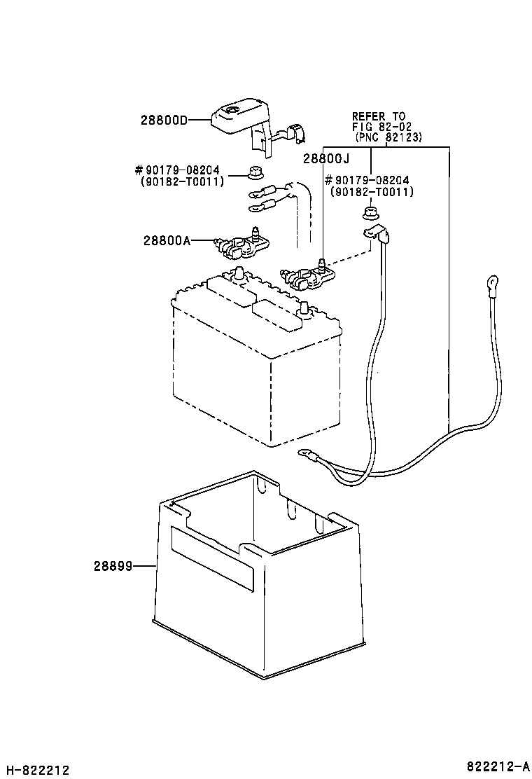 28899-YC011 INSULATOR, BATTERY product image