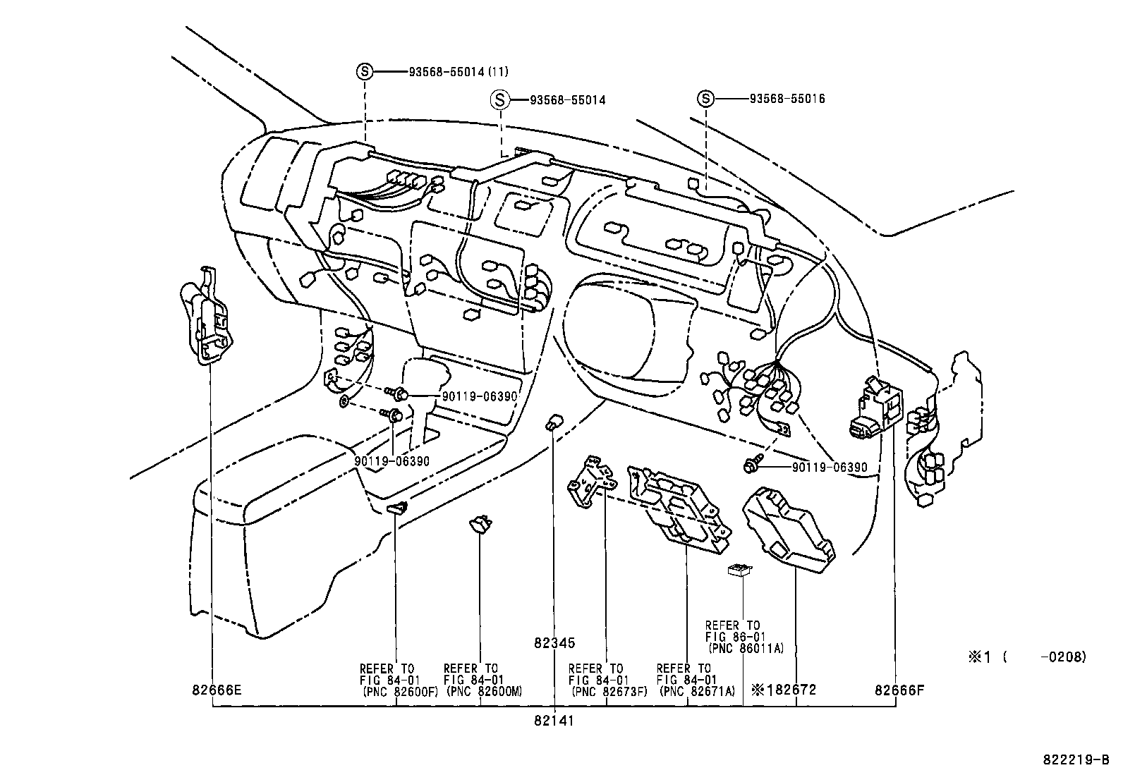 82122-YC010 WIRE, ENGINE, NO.2 product image