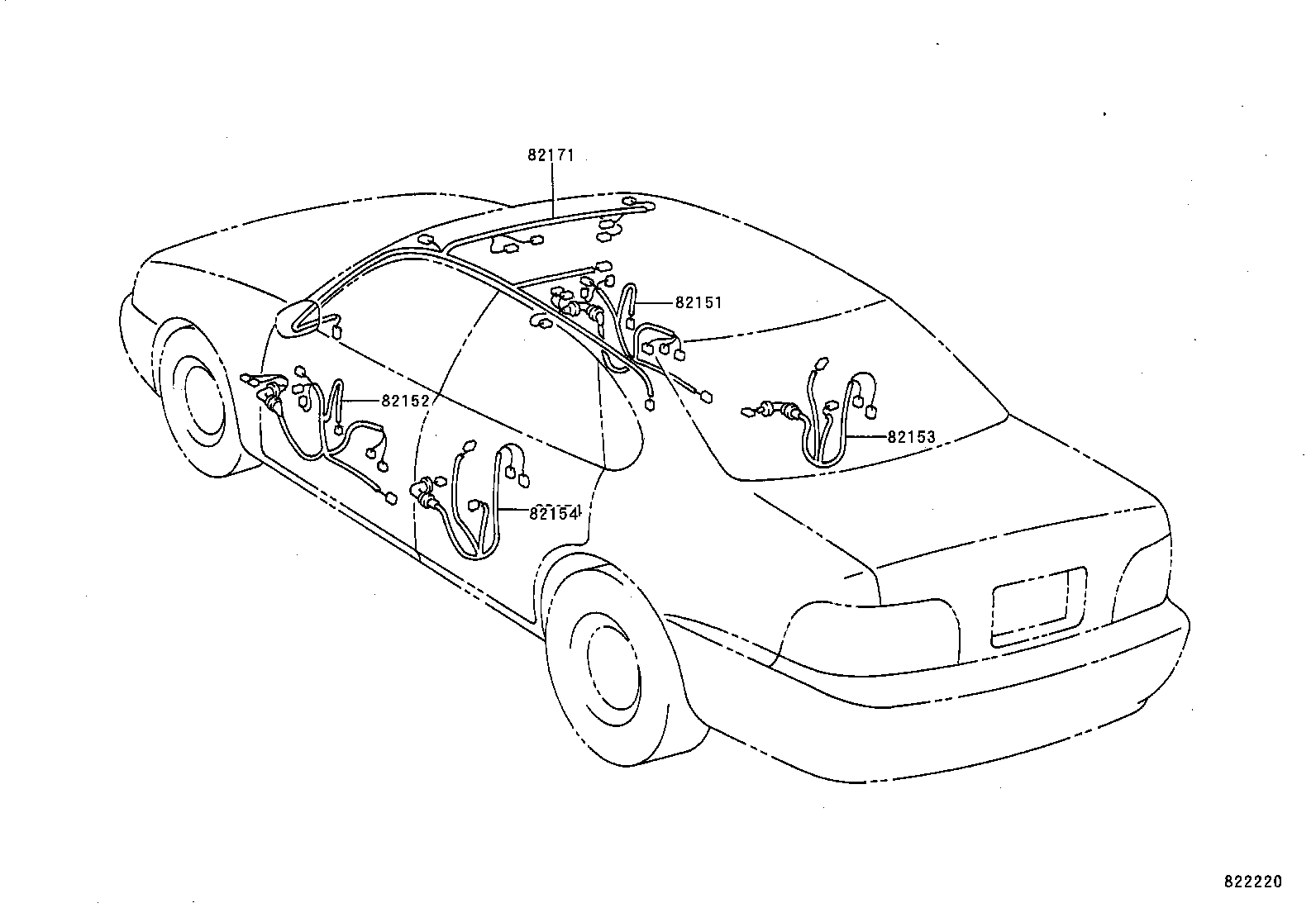 82122-YC010 WIRE, ENGINE, NO.2 product image
