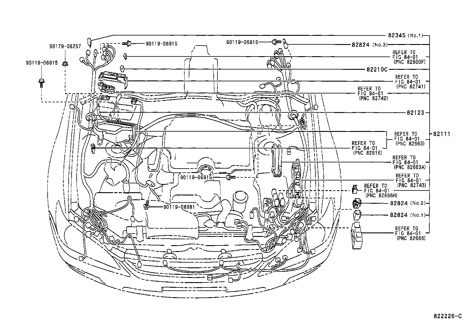 82817-53010 PROTECTOR, WIRING HARNESS, NO.2 product image