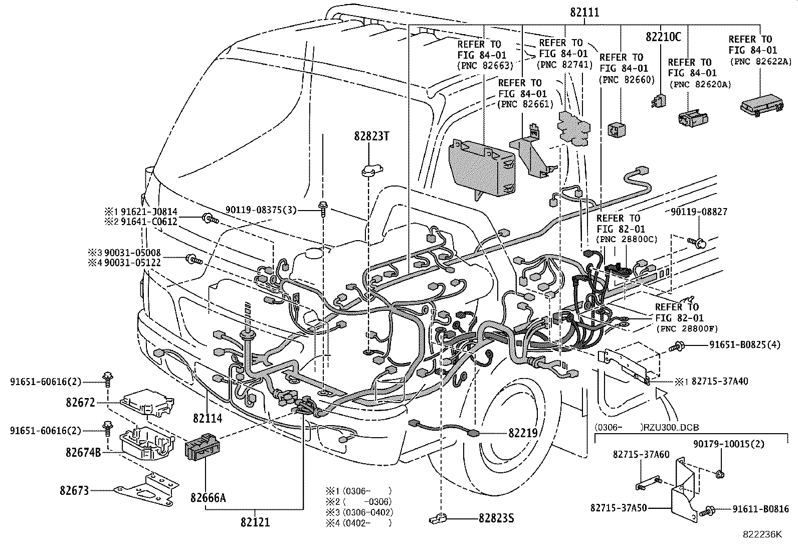 63189-37010 BRACKET, WIRING HARNESS CONNECTOR product image