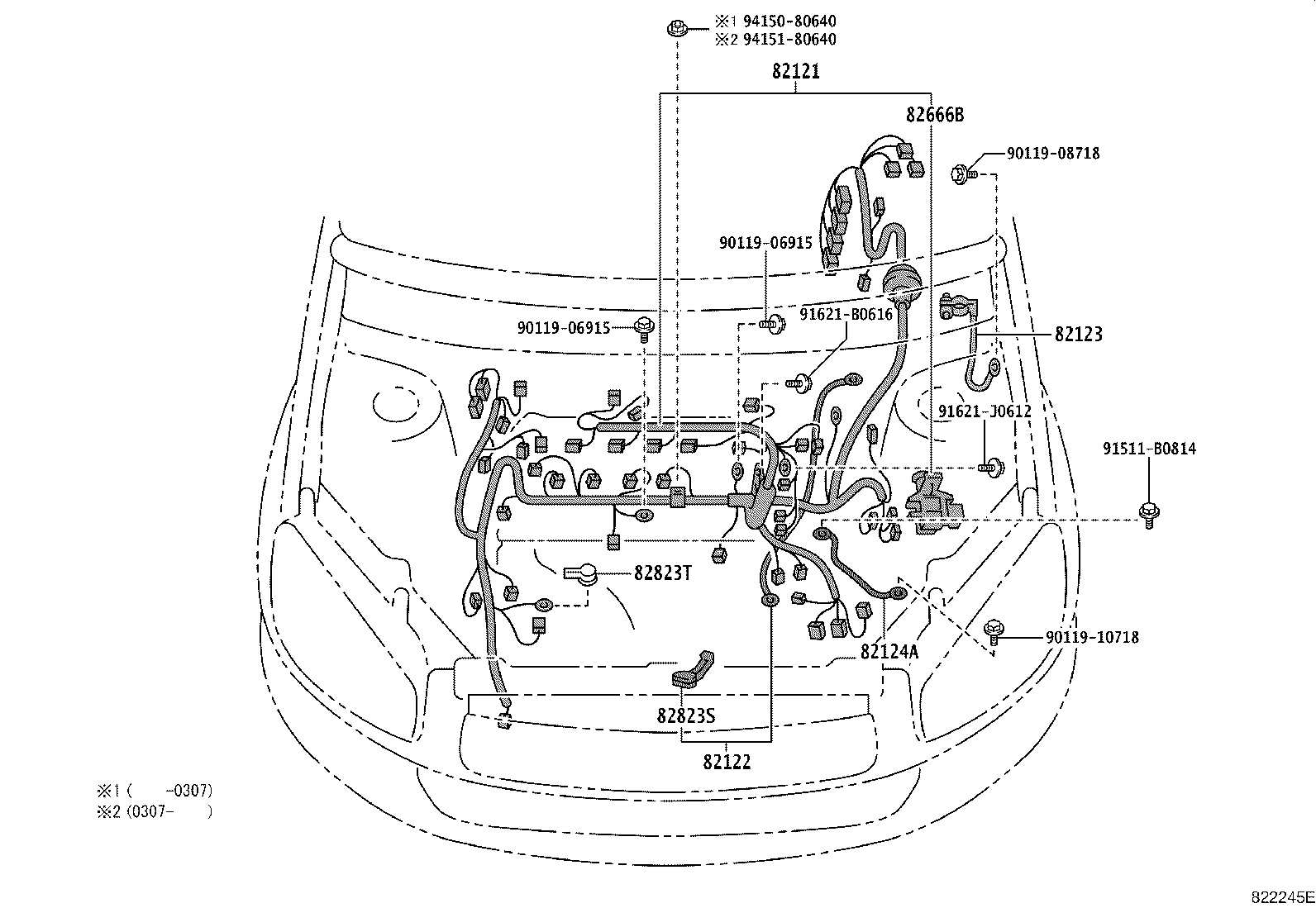 82122-42010 WIRE, ENGINE, NO.2 product image
