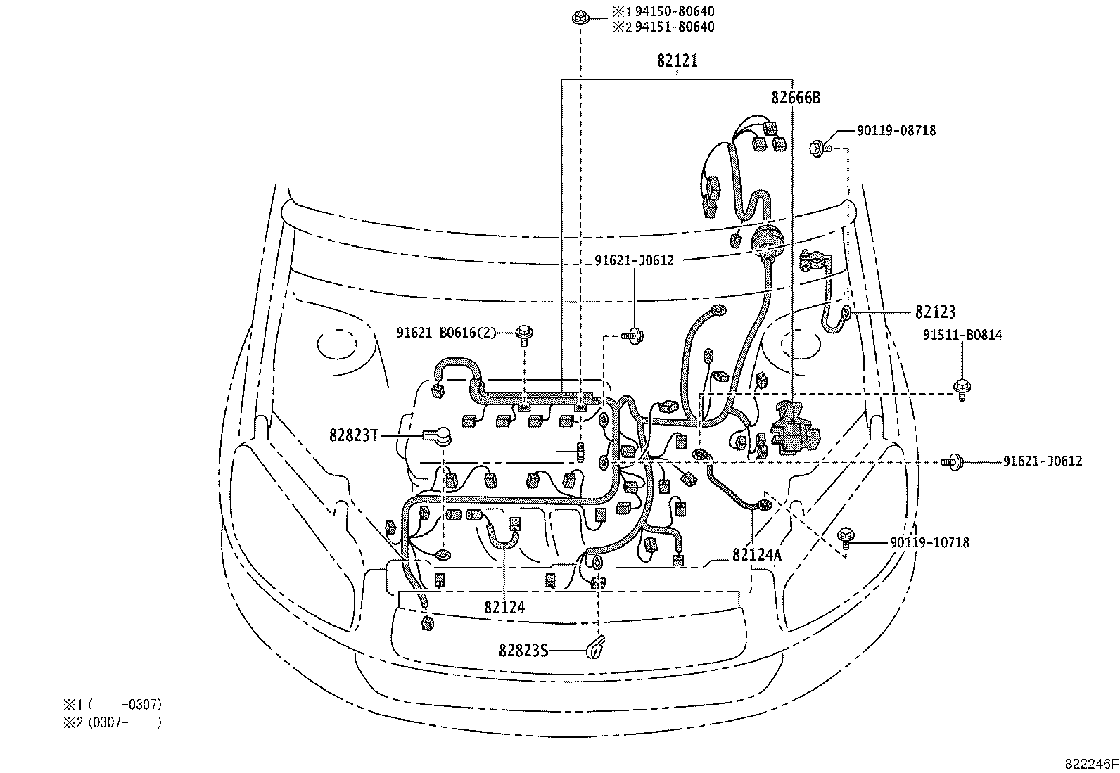 82122-42010 WIRE, ENGINE, NO.2 product image