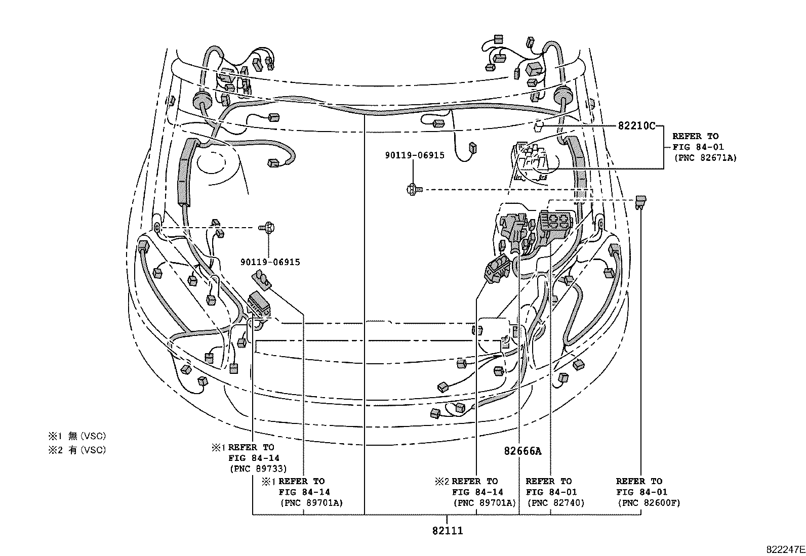 82122-42010 WIRE, ENGINE, NO.2 product image