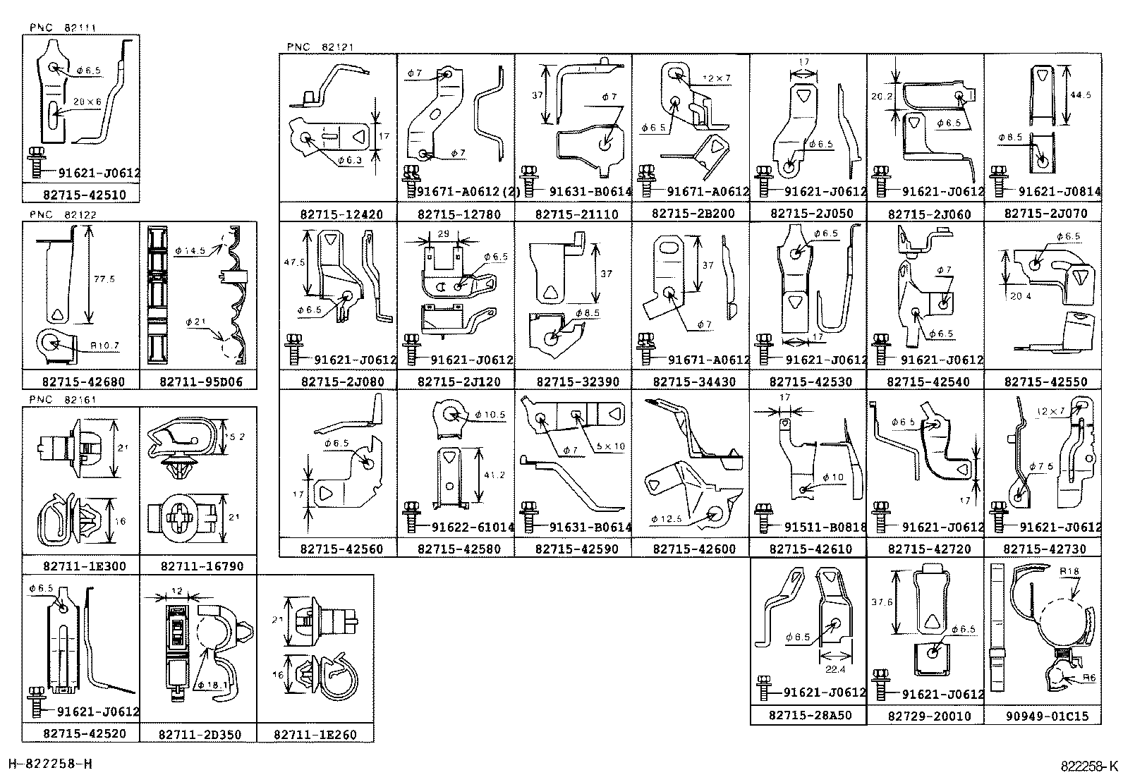 82142-42010 WIRE, INSTRUMENT PANEL, NO.2 product image