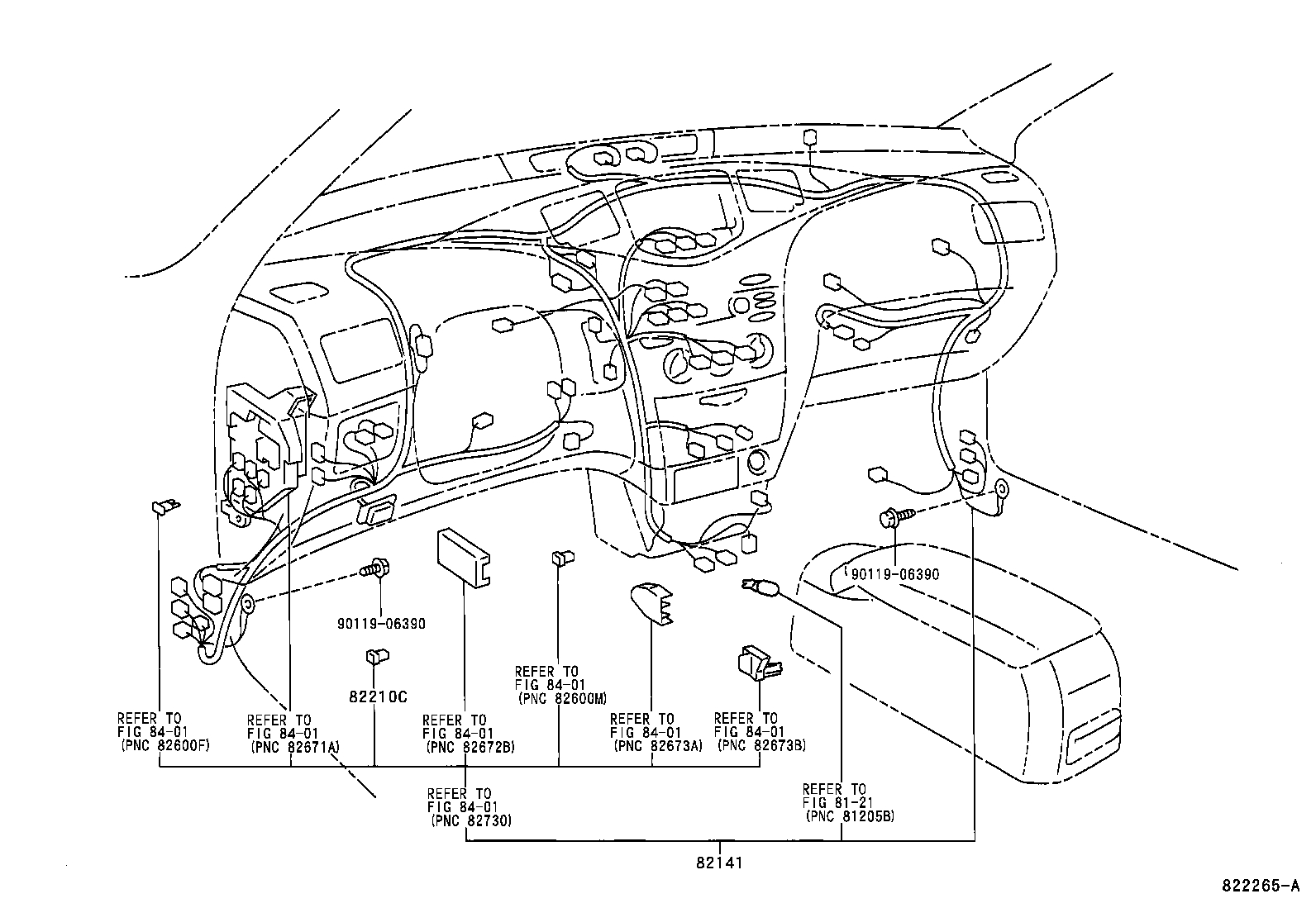 82817-47070 PROTECTOR, WIRING HARNESS, NO.2 product image