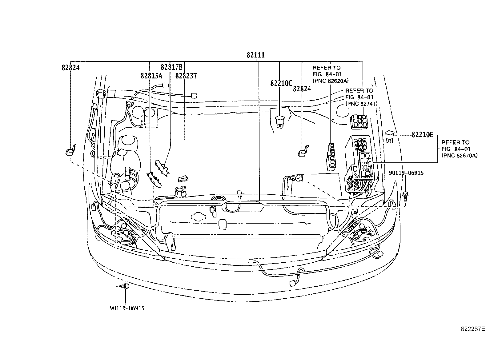 82817-2A460 PROTECTOR, WIRING HARNESS, NO.2 product image