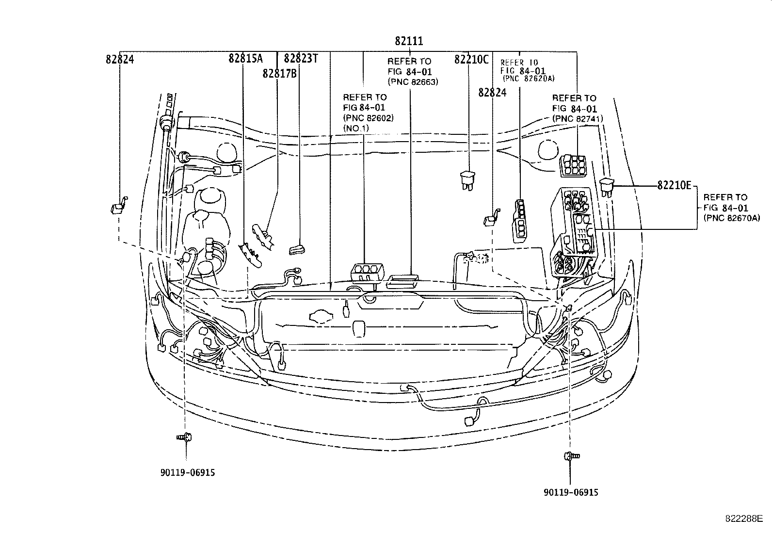 82817-2A460 PROTECTOR, WIRING HARNESS, NO.2 product image