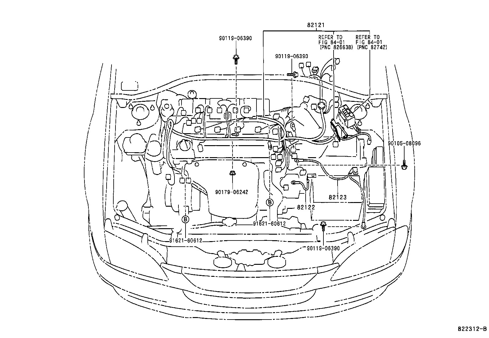 82122-05010 WIRE, ENGINE, NO.2 product image