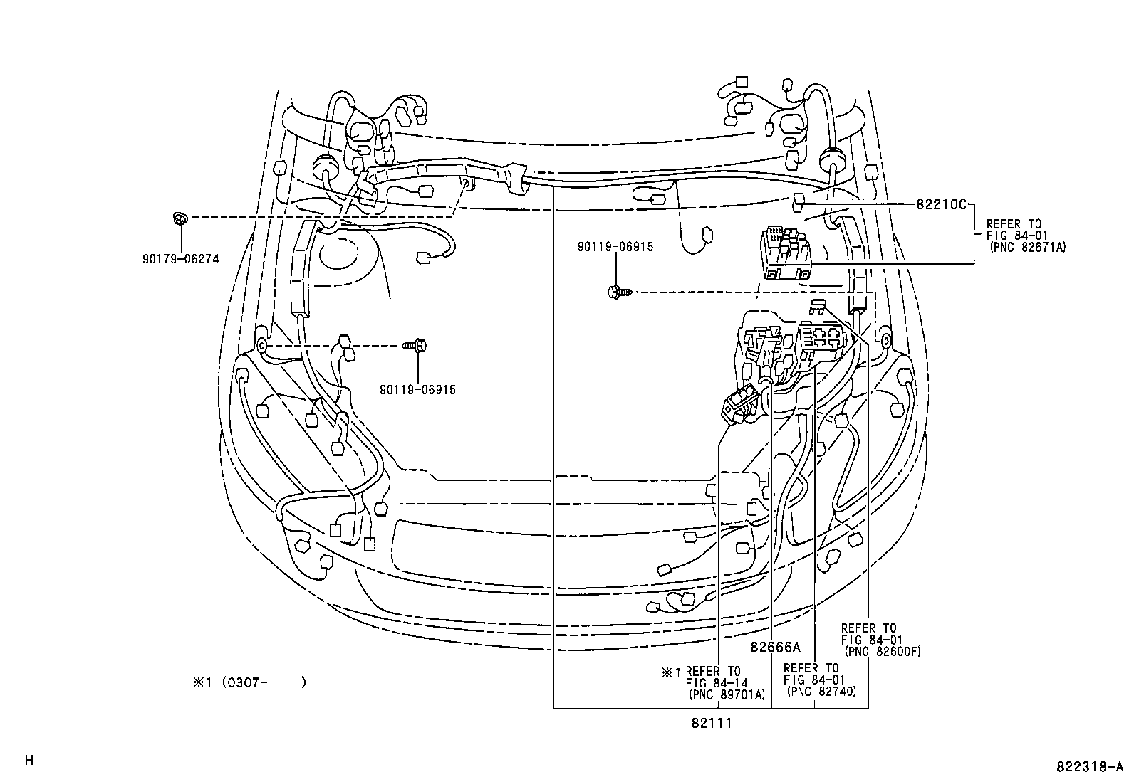 Toyota 82152-42630 WIRE, FRONT DOOR, LH