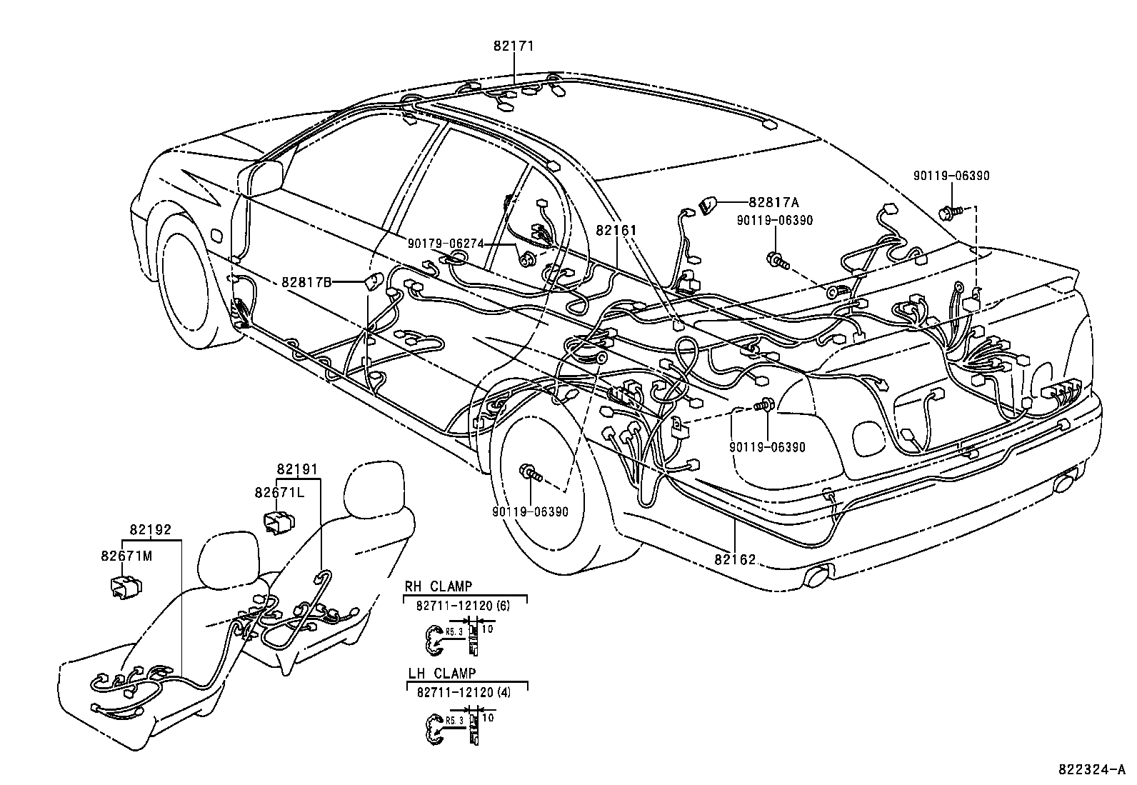 82817-3K310 PROTECTOR, WIRING HARNESS, NO.1 product image